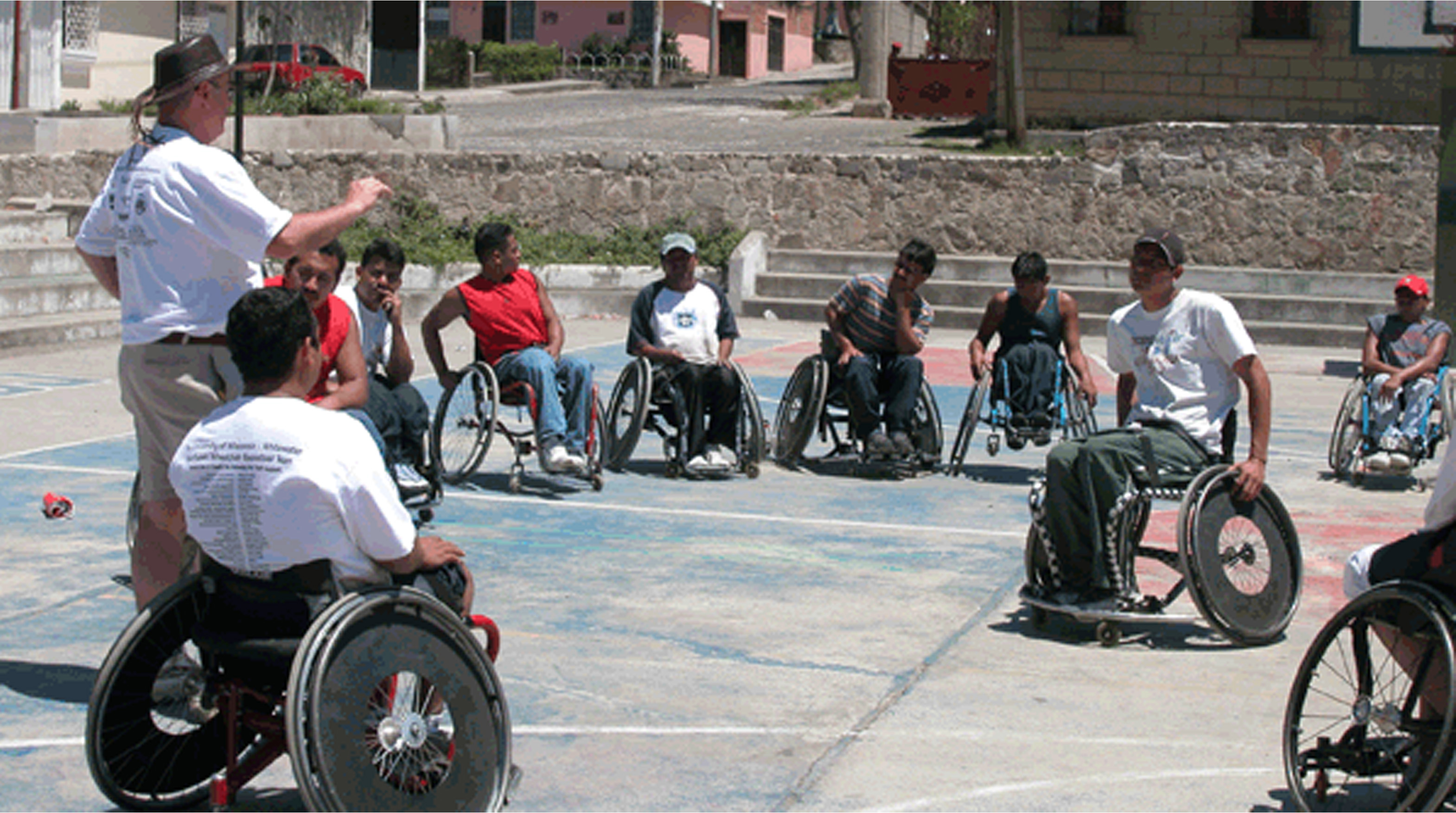 Memnosyne Foundation's Ambassador Program sponsored basketball coach, Bob Szyman, to teach Guatemalan wheelchair bound athletes in of August 2007! 